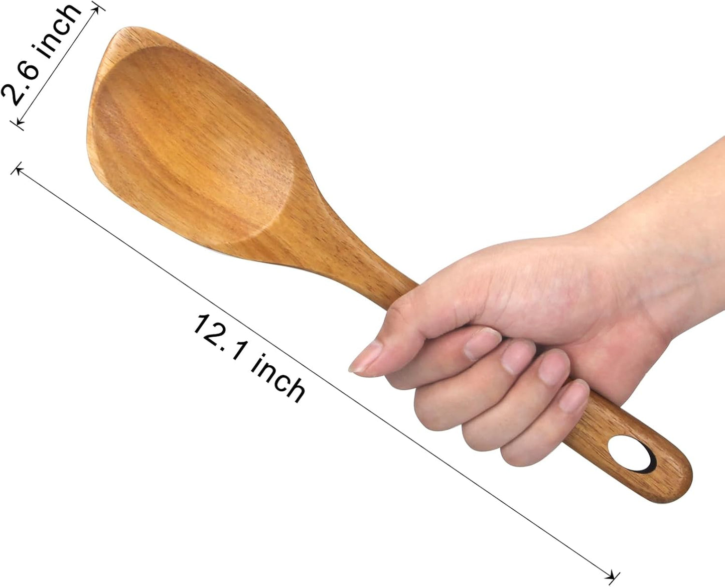 Wooden Spaghetti Spoon Server Pasta Fork Tongs Pasta Spoon Ladle with Teeth | 12.5 Inch Teak Wood Pasta Strainer Utensil Spaghetti Scoop Pasta Spatula Kitchen Tool Noodle Spoon Pasta Drainer Gifts