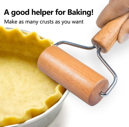 Small Rolling Pin, Wooden Dough Roller for Home Kitchen