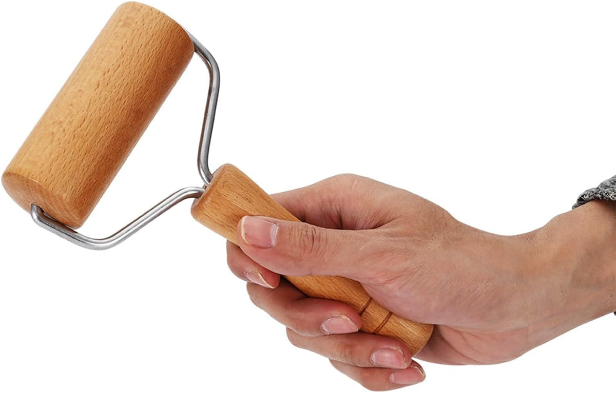 Small Rolling Pin, Wooden Dough Roller for Home Kitchen