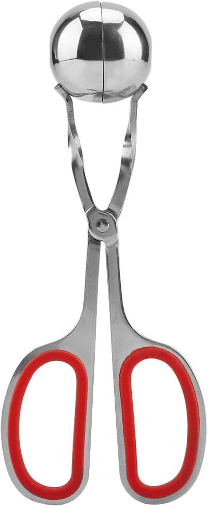 Meat Baller, Stainless Steel Meatball Scoop Maker Non-sticky Meatballs Rice Balls Clip Maker Kitchen Tool (blue)