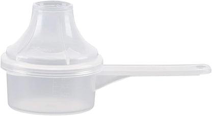 Measuring Scoop & Funnel - No Cap Open Spoon 1-Pack 15cc | Universal open design measuring spoon, Built-in funnel neck pour spout, Quick access cup for coffee powders and baking