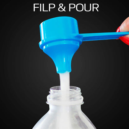 Measuring Scoop & Funnel - No Cap Open Spoon 1-Pack 15cc | Universal open design measuring spoon, Built-in funnel neck pour spout, Quick access cup for coffee powders and baking