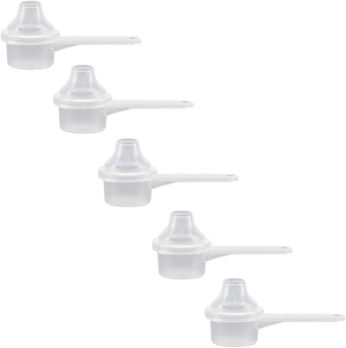 Measuring Scoop & Funnel - No Cap Open Spoon 1-Pack 15cc | Universal open design measuring spoon, Built-in funnel neck pour spout, Quick access cup for coffee powders and baking