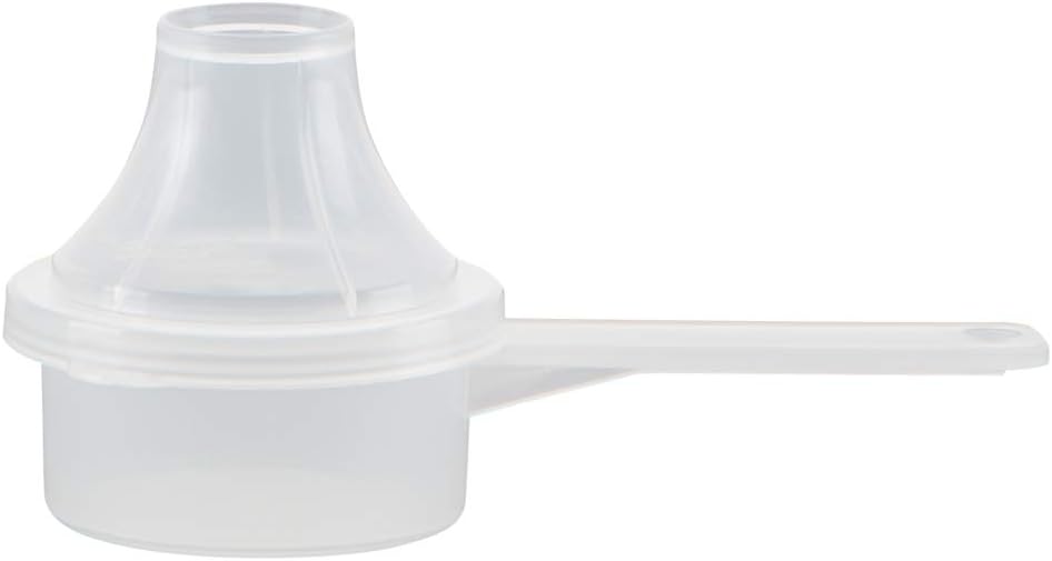 Measuring Scoop & Funnel - No Cap Open Spoon 1-Pack 15cc | Universal open design measuring spoon, Built-in funnel neck pour spout, Quick access cup for coffee powders and baking