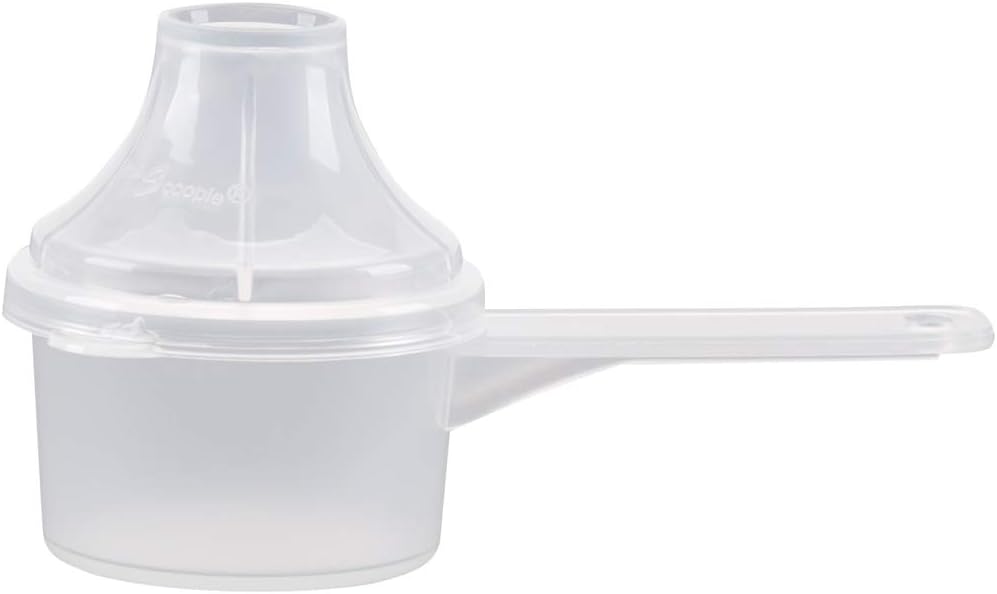 Measuring Scoop & Funnel - No Cap Open Spoon 1-Pack 15cc | Universal open design measuring spoon, Built-in funnel neck pour spout, Quick access cup for coffee powders and baking