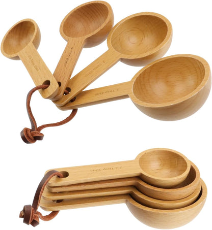 30ml Wood Measuring Spoon Scoop, 2 Tbsp