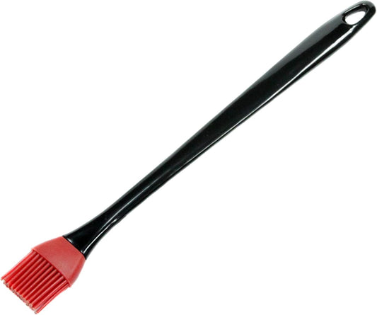 Select Silicone Basting Brush, 14 inch, Black/Red