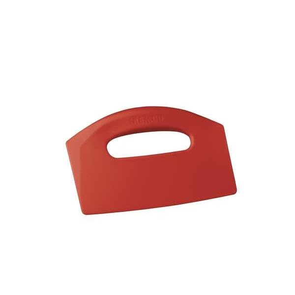 Remco Bench Scraper,Poly,Red,8 1/2 x 5 In 69604-1 Each