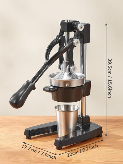Manual Citrus Juicer Cast Iron Heavy Duty Orange Press