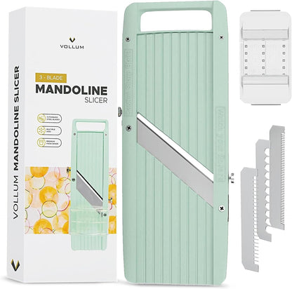 Mandoline Slicer Vegetable Cutter Stainless Steel Blades