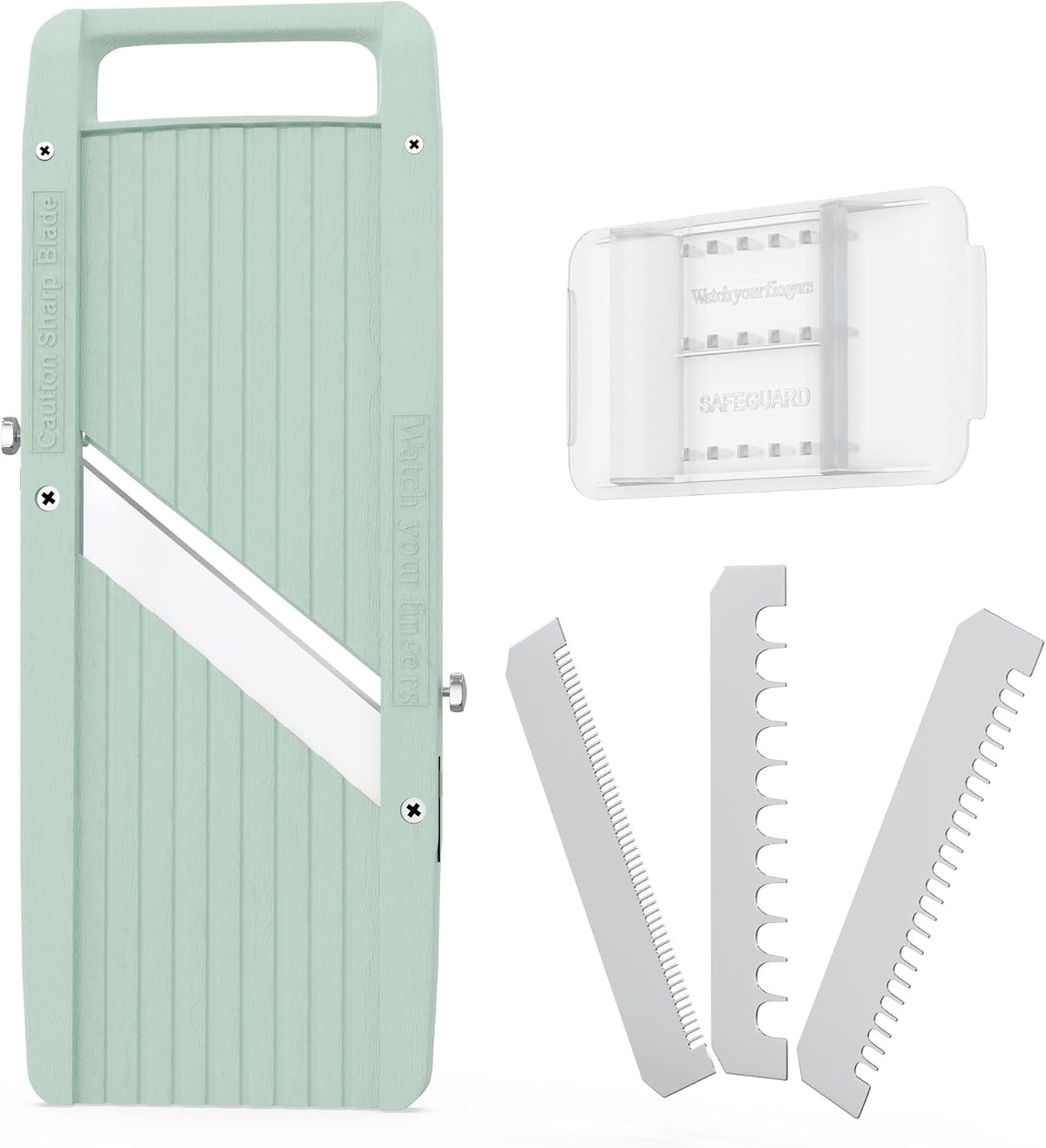 Mandoline Slicer Vegetable Cutter Stainless Steel Blades