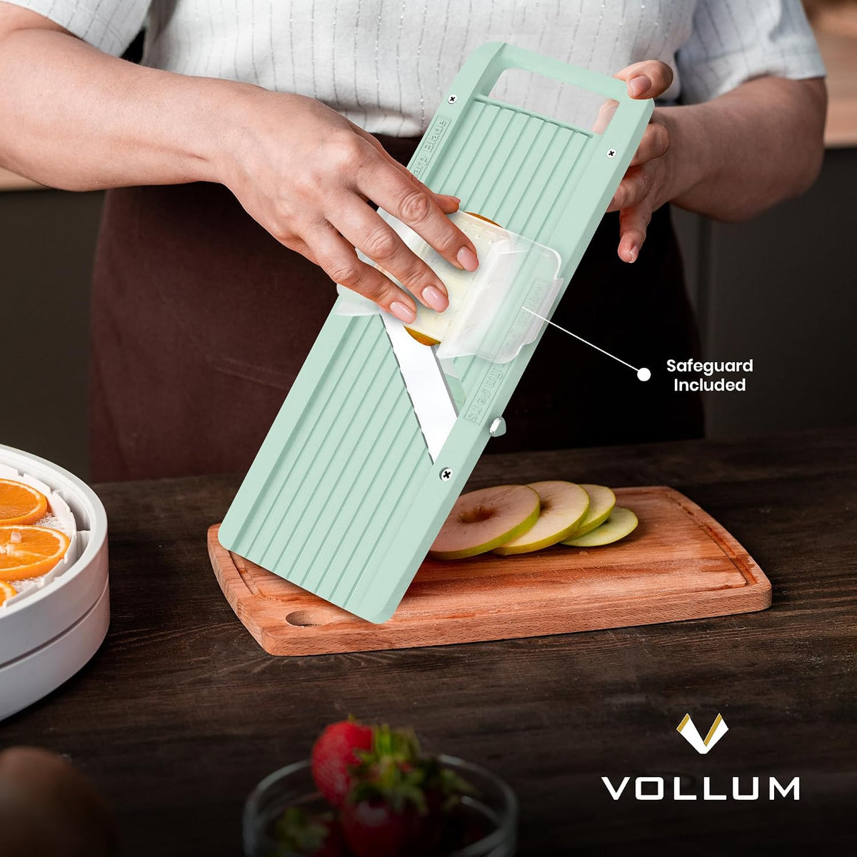 Mandoline Slicer Vegetable Cutter Stainless Steel Blades