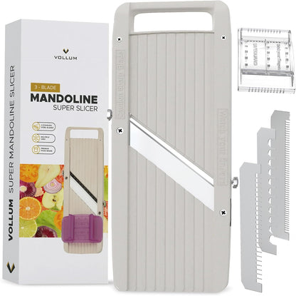 Mandoline Slicer Vegetable Cutter Stainless Steel Blades