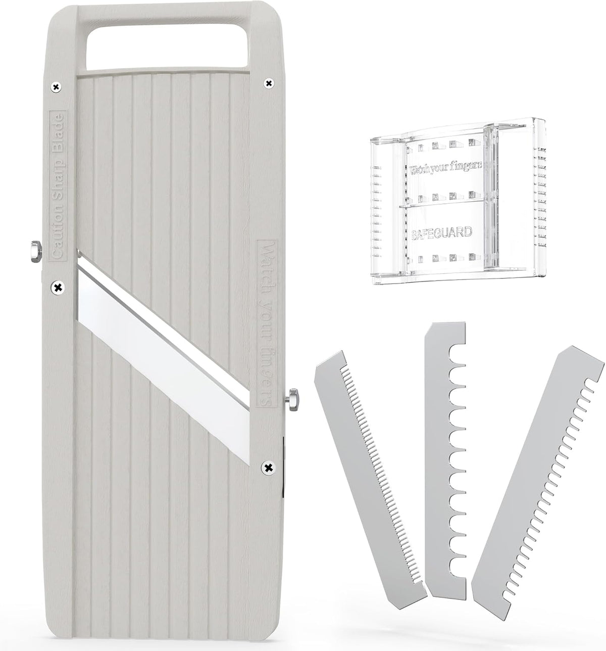 Mandoline Slicer Vegetable Cutter Stainless Steel Blades
