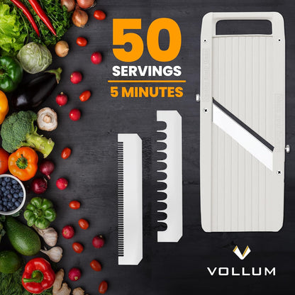 Mandoline Slicer Vegetable Cutter Stainless Steel Blades