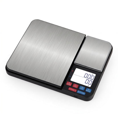 Digital Kitchen Scale 22lb/10kg Capacity, Stainless Steel Food Scale with oz/g Units | Replaceable Battery Power | Ideal for Meal Prep, Cooking, Baking