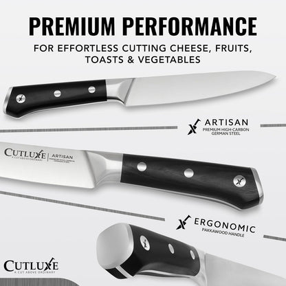 Serrated Tomato Knife – 5" Kitchen Utility Knife for Vegetables