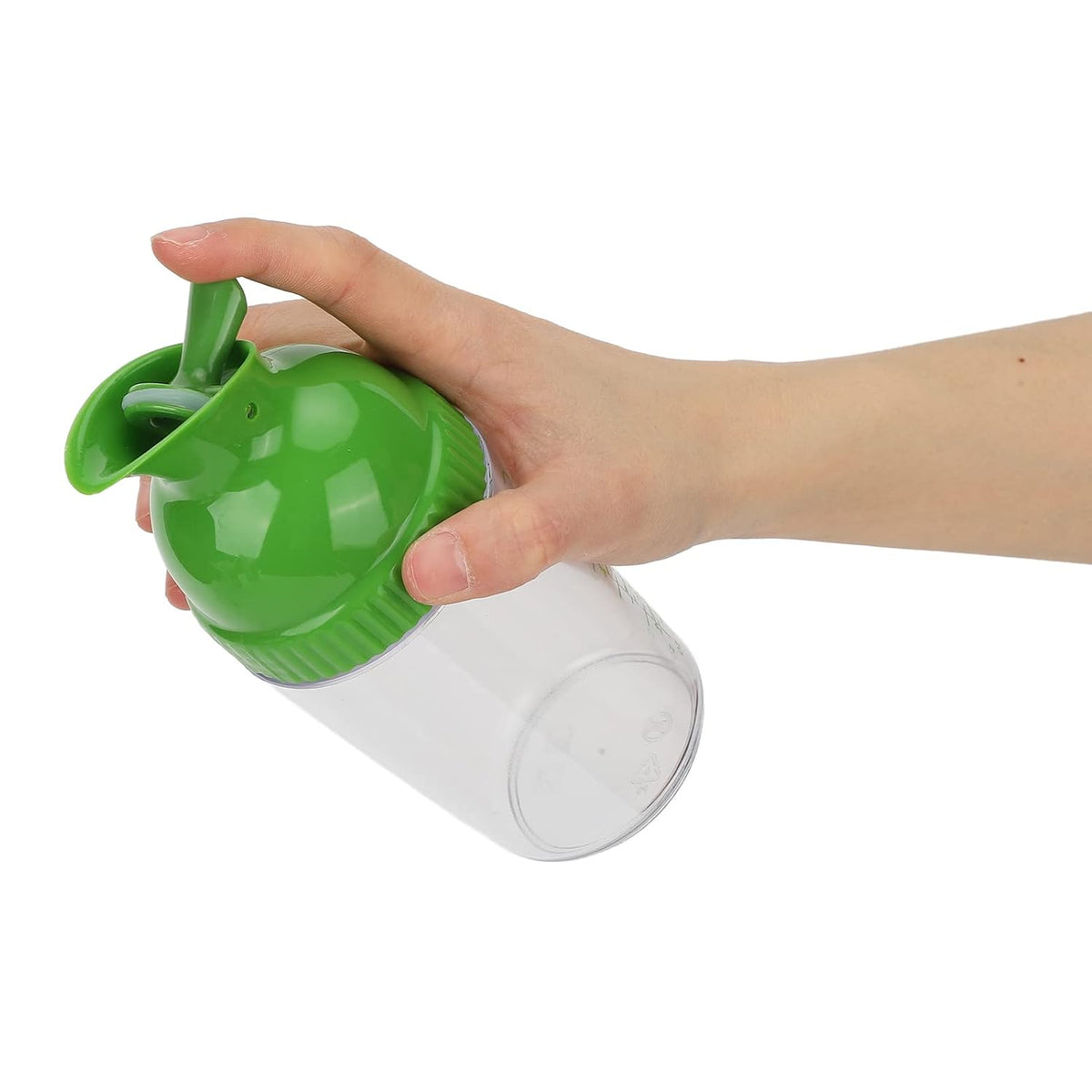 Yosoo Salad Dressing Shaker 200ml, Leakproof Sauce Dispenser Bottle with One-Handed Lever Lid for Oil, Vinegar, and Marinade Storage