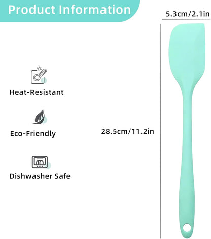 3 Pcs Silicone Spatula Set, Small Rubber Spatulas Silicone Heat Resistant Kitchen Tools for Flexible and Suitable for Kitchen Baking, Cooking, Stirring, and Scraping Seamless One Piece Design (3)