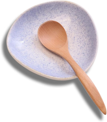 Farmhouse Ceramic Spoon Rests Holder,Coffee Spoon Holder,Cooking Utensil,Ladles, Tong for Kitchen Counter Stove Top (Caramel Brown)