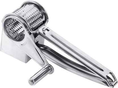 Mouli Grater Stainless Steel Cheese Grater Silver 20cm