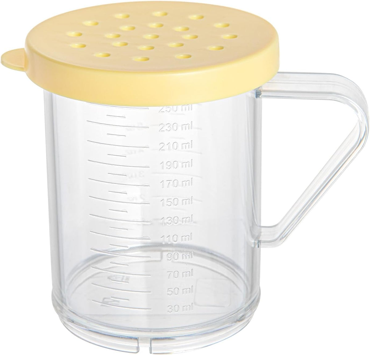 10 oz Clear Polycarbonate Dredge Spice Shaker