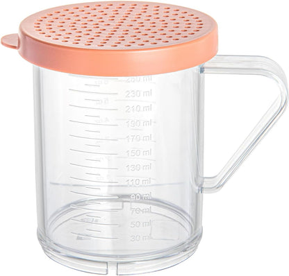 10 oz Clear Polycarbonate Dredge Spice Shaker