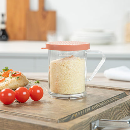 10 oz Clear Polycarbonate Dredge Spice Shaker