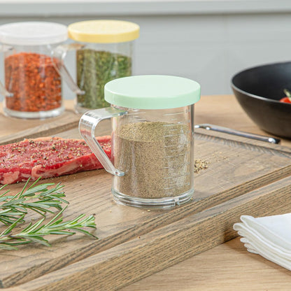 10 oz Clear Polycarbonate Dredge Spice Shaker