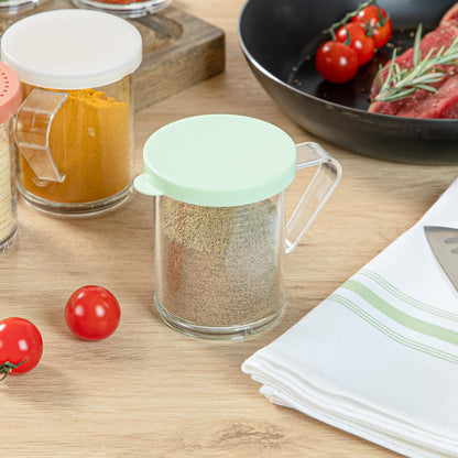 10 oz Clear Polycarbonate Dredge Spice Shaker