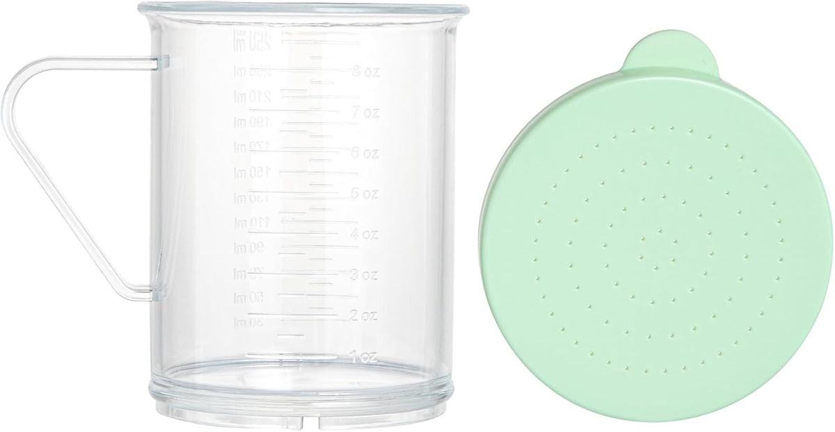 10 oz Clear Polycarbonate Dredge Spice Shaker
