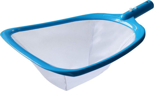 Pool Spa Leaf Skimmer Net with White Ultra Fine Mesh with 4" Deep Pocket Great for Removing Leaves & Debris in In-Ground Pool Spa and Above Ground Pool, Inflatable Pool, Hot Tub, and Fountain