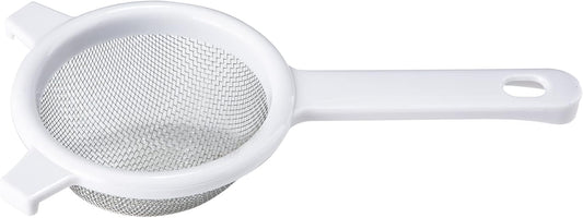 Classic Stainless Steel Mesh Strainer, 4 inch, White