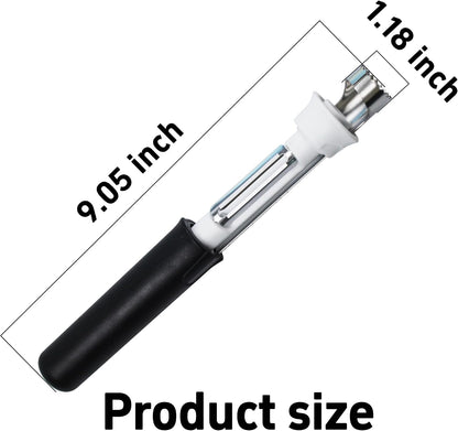 8 In Apple Corer,Apple Peeler And Corer Tool,Stainless Steel Kitchen Core Removal Tool,Fruit Core Remover, Apple, Pear, Bell Pepper(Red)