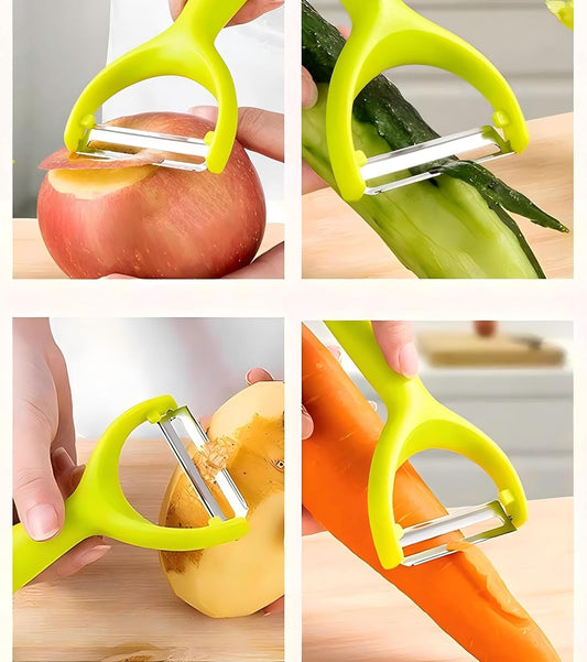 5PCS Stainless Steel Peeler Vegetable, Apple Peelers for kitchen, Fruit, Carrot, Veggie, Potatoes Peeler, Y-Shaped and I-Shaped Stainless Steel Peelers for Orange Potato Apple Carrot Fruit