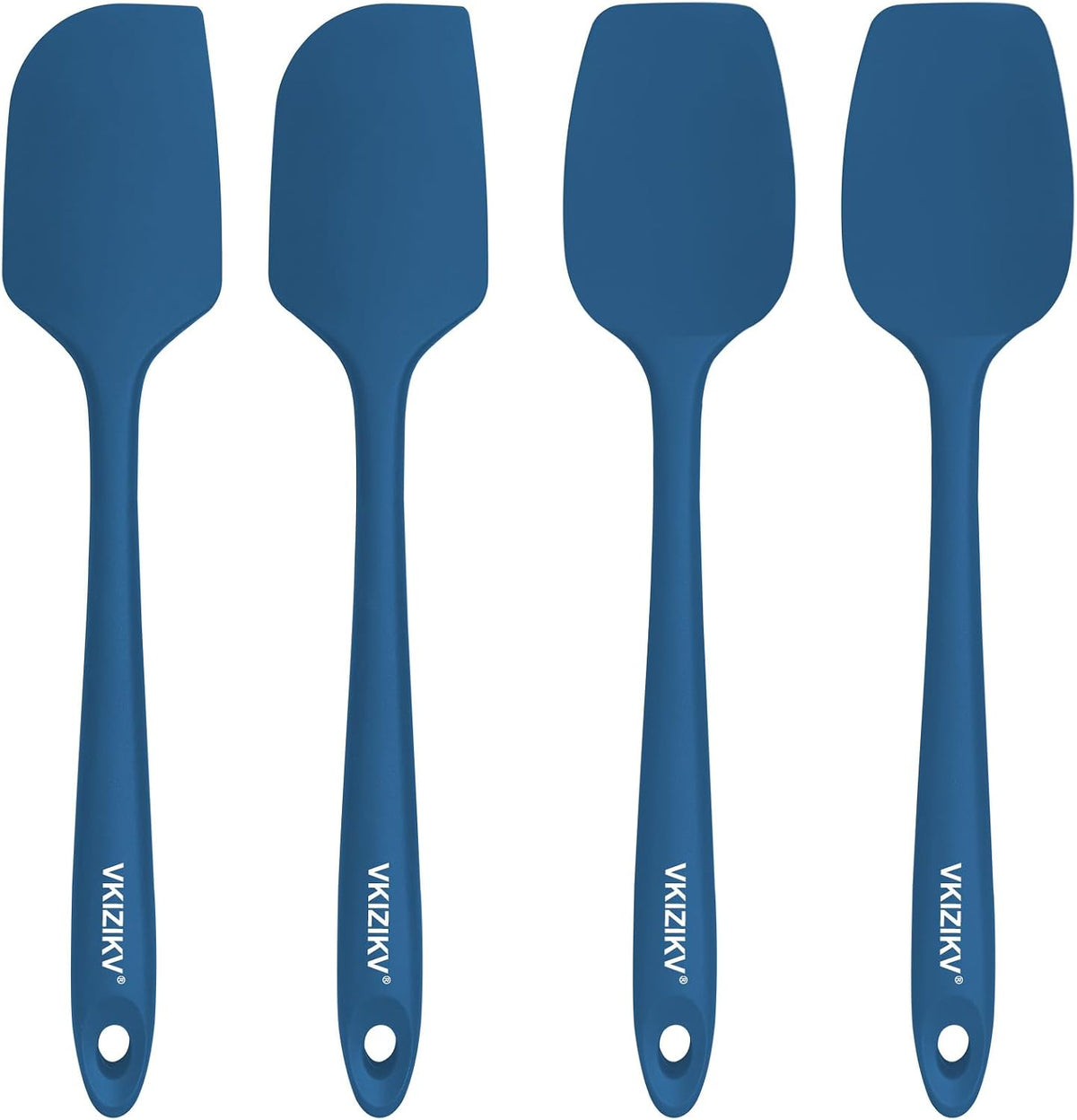 Silicone Spatula Set, 11.4 in, 600°F Heat Resistant (Blue)