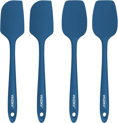 Silicone Spatula Set, 11.4 in, 600°F Heat Resistant (Blue)