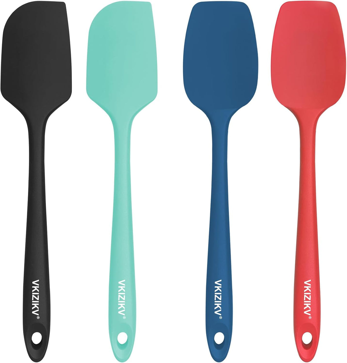 Silicone Spatula Set, 11.4 in, 600°F Heat Resistant (Blue)