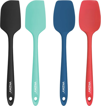 Silicone Spatula Set, 11.4 in, 600°F Heat Resistant (Blue)