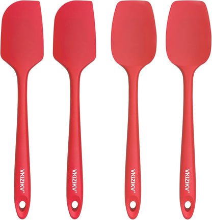 Silicone Spatula Set, 11.4 in, 600°F Heat Resistant (Blue)