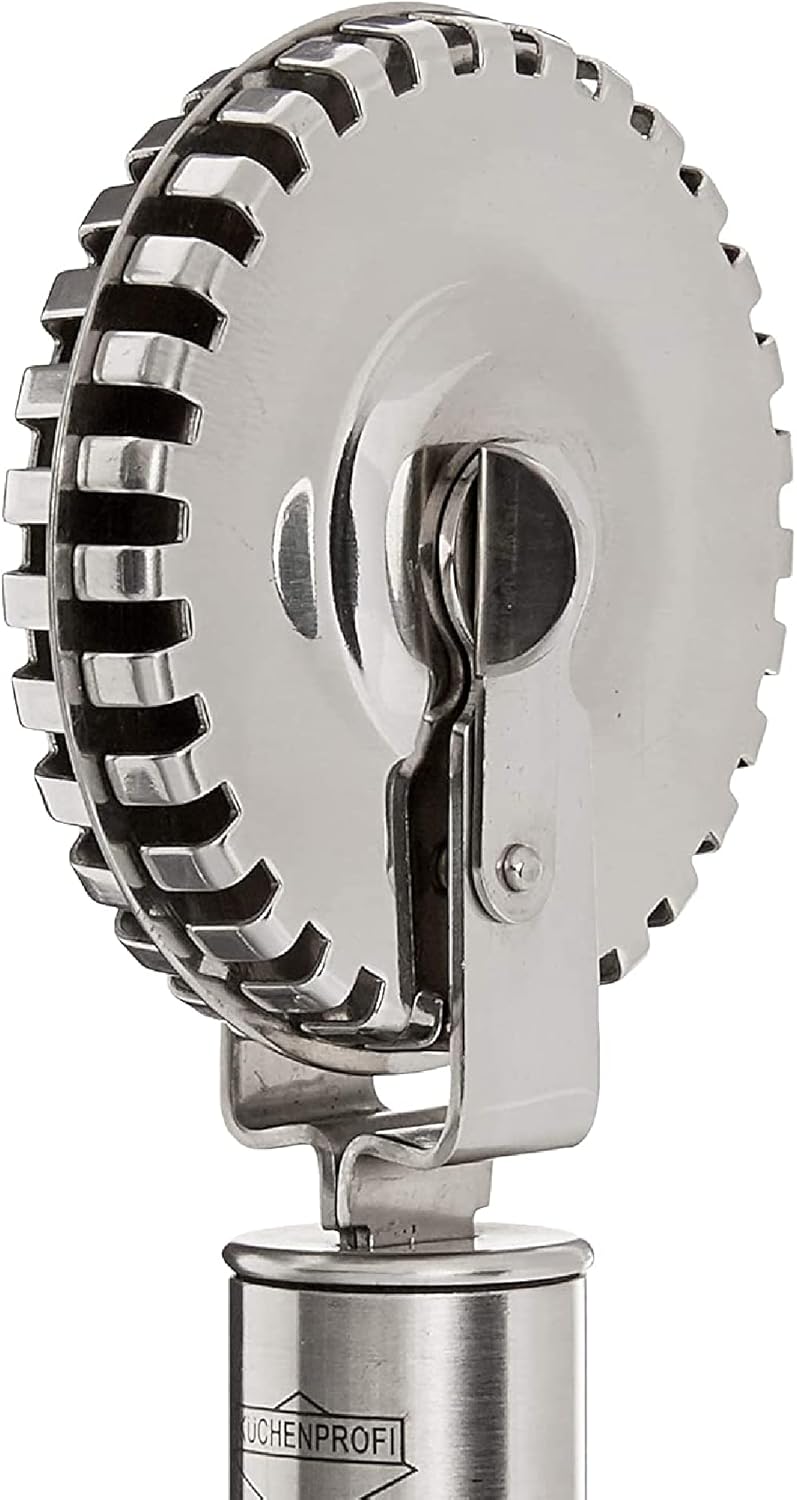 Küchenprofi Ravioli Cutter, 18/10 Stainless Steel Pastry and Pasta Cutting Wheel, Perfect for Cutting, Sealing, and Crimping Fresh Pasta and Pastry Dough
