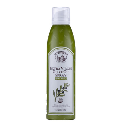 Organic Extra Virgin Olive Oil Spray, Cold-Pressed, 5 fl oz | EVOO from Spain, Kosher, With Polyphenols, Non Aerosol, Non-GMO, Chemical Free, Propellant Free, Gluten Free