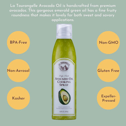 Organic Extra Virgin Olive Oil Spray, Cold-Pressed, 5 fl oz | EVOO from Spain, Kosher, With Polyphenols, Non Aerosol, Non-GMO, Chemical Free, Propellant Free, Gluten Free