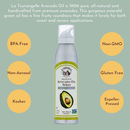 Organic Extra Virgin Olive Oil Spray, Cold-Pressed, 5 fl oz | EVOO from Spain, Kosher, With Polyphenols, Non Aerosol, Non-GMO, Chemical Free, Propellant Free, Gluten Free