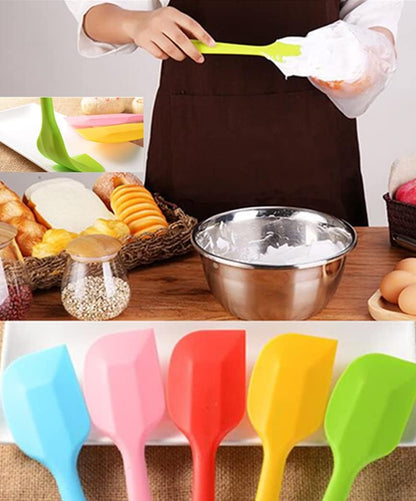 8 Piece Heat Resistant Silicone Spatula Set