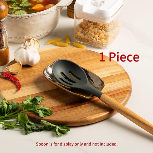 Ceramic Spoon Rest for Stove Top, Spoon Holder for Kitchen Counter