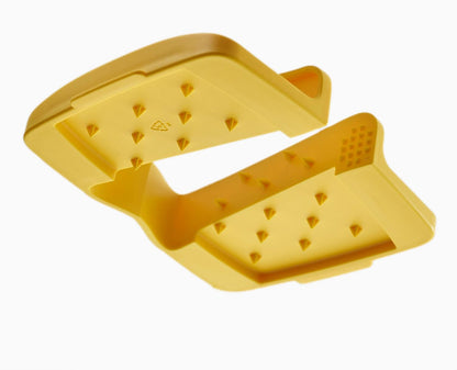 Multi-Grip Box Grater with Precision food grip, Stainless Steel blades for grating and slicing, non-slip base, Dishwasher safe