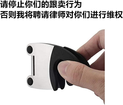 Stainless Steel Pot Clip Spoon Rest, Anti-Scald Fixed Pot Clamp | Silicone & Stainless Steel Kitchen Accessories Tools, Available in Black & Grey Colors