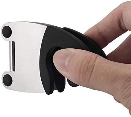 Stainless Steel Pot Clip Spoon Rest, Anti-Scald Fixed Pot Clamp | Silicone & Stainless Steel Kitchen Accessories Tools, Available in Black & Grey Colors