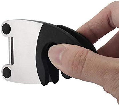 Stainless Steel Pot Clip Spoon Rest, Anti-Scald Fixed Pot Clamp | Silicone & Stainless Steel Kitchen Accessories Tools, Available in Black & Grey Colors